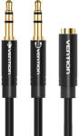 Vention Cablu audio 2x 3.5mm 0.3m Vention BBUBY negru (056455)