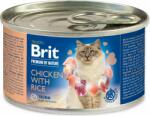 Brit Premium by Nature csirke konzerv rizzsel 200g (293-100618)