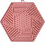EPICPET Epic Pet Lick&Snack nyalószőnyeg hatszögletű világos rózsaszín 17x15cm (443-292002)