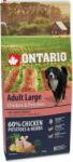 ONTARIO Takarmány Ontario Adult Large Chicken & Pototoe 12kg (214-10738)