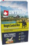 ONTARIO Takarmány Ontario Mini Weight Control Pulyka és burgonya 2, 25 kg (214-12545)