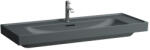 Laufen MEDA Mosdó, 120 cm, egy csaplyuk, középen, Graphite matt H8141117581041 (H8141117581041)