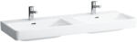 Laufen LAUFEN PRO S Ráépíthető dupla mosdó, egy csaplyuk, középen, Fehér LCC bevonattal H814968A001041 (H814968A001041)