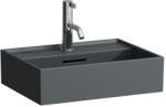 Laufen Kartell LAUFEN Mosdótál, alsó felülete csiszolt, egy csaplyuk, középen, Graphite matt H8183307581041 (H8183307581041)