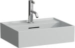 Laufen Kartell LAUFEN Mosdótál, alsó felülete csiszolt, egy csaplyuk, középen, Matt szürke H8183307591041 (H8183307591041)