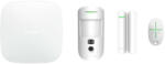 Ajax Systems HUB 2 Plus WiFi kompatibilis riasztóközpont szett fehér eszközökkel