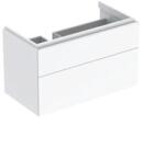 Geberit Xeno2 alsó szekrény mosdóhoz, 88x53x46, 2cm, szifonkivágással, fehér/magasfényű lakkozott felület 500.515. 01.1 (500.515.01.1)