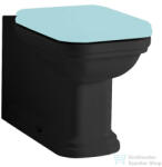 SAPHO KERASAN WALDORF kombi WC, alsó/hátsó kifolyású, 40x42x68cm, matt fekete (411731) (411731) - furdoszoba-szaniter