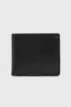 AllSaints portofel de piele Blyth barbati, culoarea negru PPYH-PFM028_99X