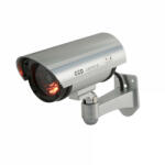  Home HSK 110 kültéri álkamera, valódi kameraforma, dönthető-elforgatható rögzítés, piros villogó LED, kültéri/beltéri használat, elemes tápellátás