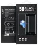 Apple 15 Plus üvegfólia, tempered glass, előlapi, 5D, edzett, hajlított, fekete kerettel