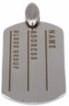 Ékszershop Dögcédula ezüst medál (2145155)