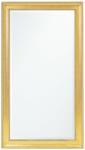 Art-Pol Téglalap alapú élcsiszolt faragott antik arany fali tükör 133, 5x74x3cm (115877)
