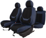 Hyundai Sonata Nemesis Bőr/Szövet Méretezett Üléshuzat -Kék/Fekete- Komplett Garnitúra
