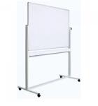 Optima Tabla alba magnetica, fata dubla, rotativa, 100 x 150 cm, pe stand mobil, profil aluminiu, OPTIMA (8207)