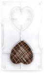 Decora Matrita Policarbonat Ciocolata, Inima O 6.8 cm, 2 Cavitati, 20 x 12 x H 2 cm (50078) Forma prajituri si ustensile pentru gatit