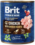  Brit Premium by Nature csirke és szív konzerv 800g