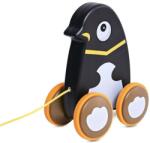 Lorelli Jucarie de tras cu roti, 9-36 luni, pinguin black (10191590003)