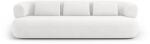 Micadoni Canapea Jenny cu 4 locuri si tapiterie boucle, alb ivory (MIC_4S_186_F1_JENNY1) Canapea