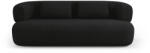 Micadoni Canapea Jenny cu 3 locuri si tapiterie boucle, negru (MIC_3S_186_F1_JENNY9) Canapea