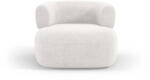 Micadoni Fotoliu Jenny si tapiterie boucle, alb ivory (MIC_ARM_186_F1_JENNY1)