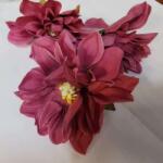 Minikek Dália virágfej - Mályva - 8cm
