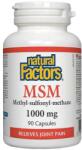 Natural Factors MSM 1000 mg [90 капсули]