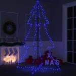 vidaXL 240 LED-es beltéri/kültéri kúp alakú karácsonyfa 118 x 180 cm (328584)