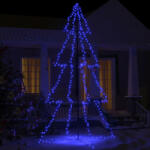 vidaXL 360 LED-es beltéri/kültéri kúp alakú karácsonyfa 143 x 250 cm (328594)