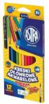Astra Színes ceruza ASTRA akvarell 12 színű ajándék ecsettel (312110004) - robbitairodaszer