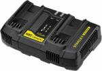 STANLEY SFMCB24-QW FatMax V20 Duál Akkumulátor gyorstöltő (18V/4A) (SFMCB24-QW)