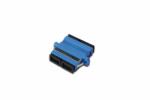 ASSMANN FO coupler, duplex, SC to SC, SM, OS2, color blue ceramic sleeve, polymer housing, incl. screws (DN-96003-1) (DN-96003-1)