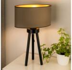 Duolla - Asztali lámpa OVAL VEGAN 1xE27/15W/230V átm. 30 cm bézs 603386 (DU603386)