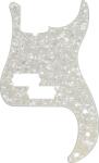 Fender Pickguard, Precision Bass 13-Hole Mount with Truss Rod Notch, White Pearl, 4-Ply