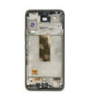 Samsung A546B Galaxy A54 5G kompatibilis LCD kijelző + érintő, kerettel, szürke (GH82-31231A)