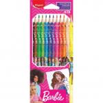 Maped Creioane colorate Barbie 12 culori/set, Maped 862207