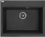 Laveo Tau chiuvetă din granit 60x50 cm negru SBT7106 (SBT7106) Chiuveta