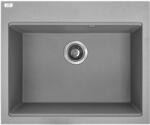Laveo Tau chiuvetă din granit 60x50 cm gri/grafit/onix SBT5106 (SBT5106) Chiuveta