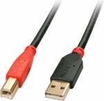 Lindy 42761 USB-A apa - USB-B apa kábel - Fekete (10m) (42761)