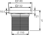 TECE Drainpoint S capac de etanșare cm 3660011 (3660011)