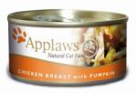 Applaws Cat Csirkemell és sütőtök húslevesben 6x156 g