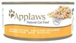 Applaws Cat Sajtos csirkemell húslevesben 24x156 g