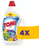 TOMI mosógél színes ruhákhoz - 54 mosás 2, 43L (Karton - 4 db) (KTO0041)