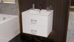Meblohand NOEL fürdőszoba szekrény + mosdóval 80 cm fehér színben - sprintbutor