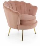 Halmar Amorinito fotel világos rózsaszín / arany - sprintbutor