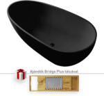 Wellis WK00180 Soul Black Matt kád AKCIÓS A KÉSZLET EREJÉIG!