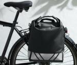 Tchibo Vízálló kerékpáros- és válltáska Fekete, fényvisszaverő elemekkel