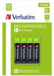 Verbatim Tölthető elem micro VERBATIM AAA, 950mAh/1, 2V, 4db/csomag (49514)