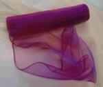  lila, szegett szélű, 23, 5 cm * 10 m organza