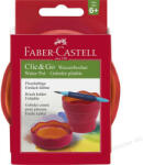 Faber-Castell Faber Castell - Click and Go ecsetpohár - piros/narancs (JS-181517) - mindenkiaruhaza
